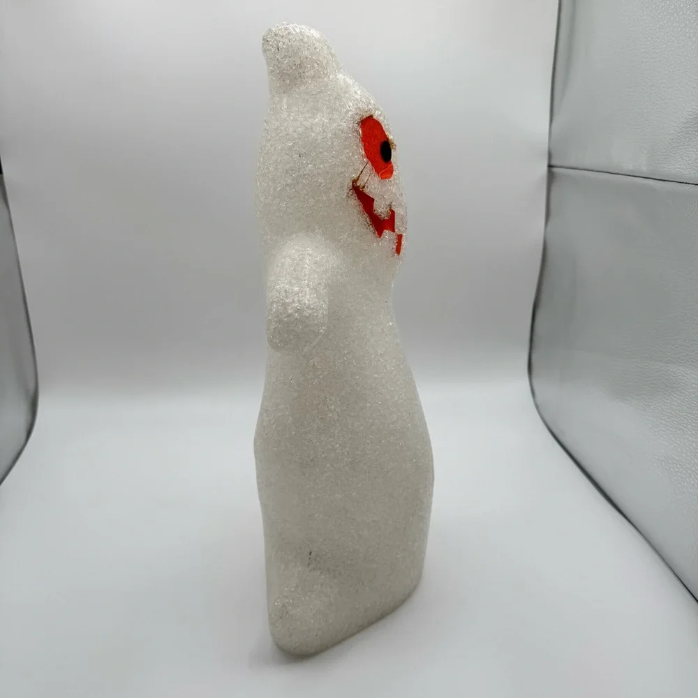 Two Melted Plastic Popcorn Light-Up Ghost Figurines 16” Halloween Decor Target